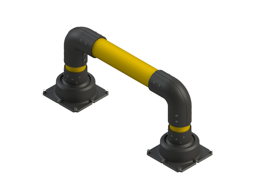 6″ IronFlex Horseshoe Bollard