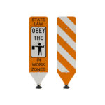 In-Street Flagger Warning Sign