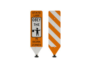In-Street Flagger Warning Sign