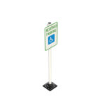 Plastic Sign Post