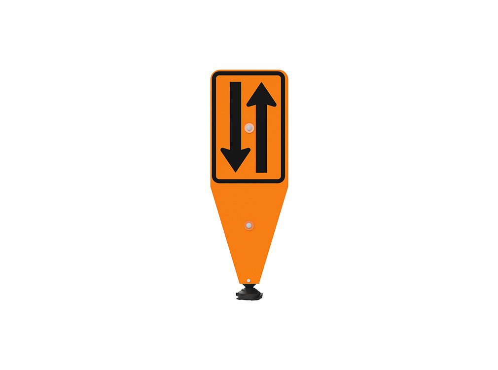 Work Zone Opposing Traffic Lane Divider