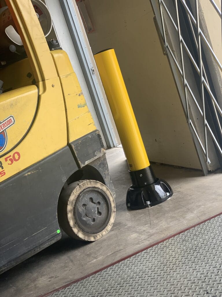 5″ Rebounding Steel Bollard