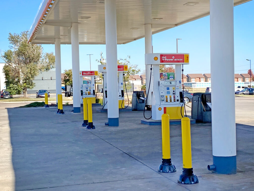 1 SlowStop-Bollards-Retail Fuel 1