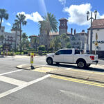 2 Traffic-Pedestrian Crosswalk Sign-Retail Fuel 3