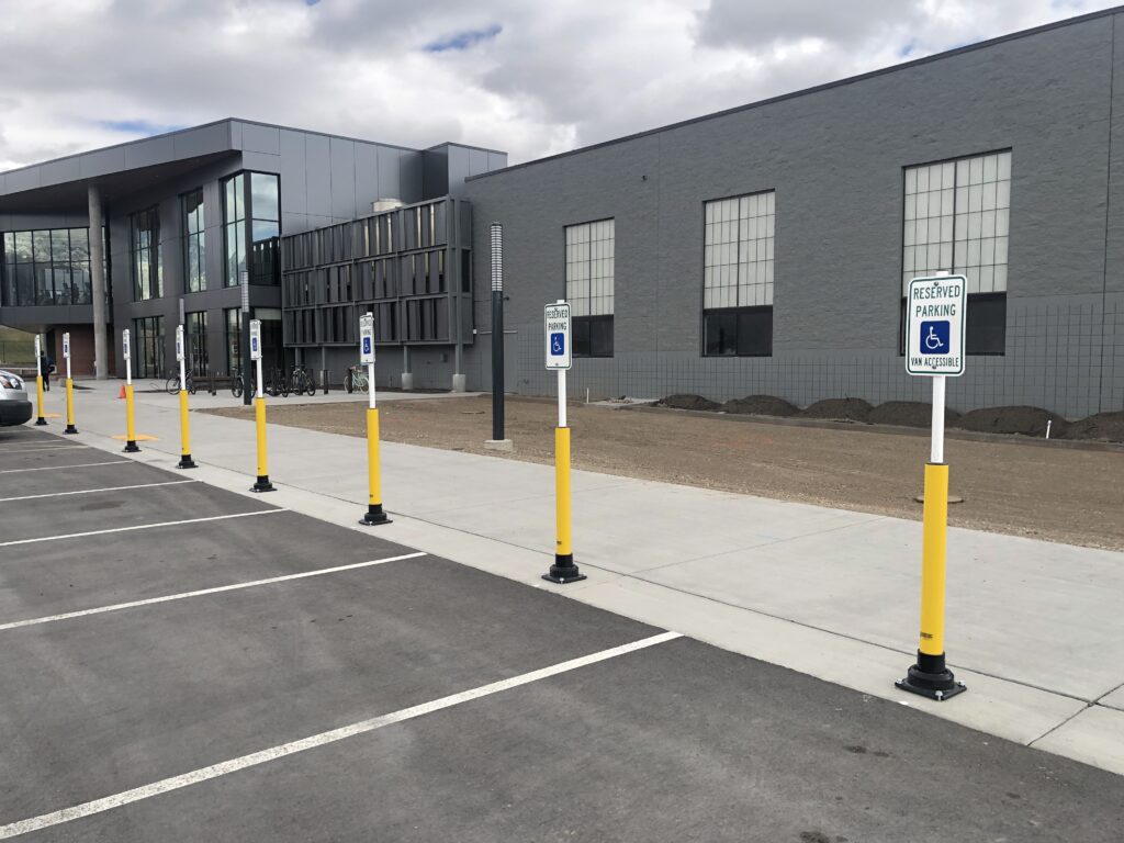 8 SlowStop-Bollard Sign Post-Gov Highway 1